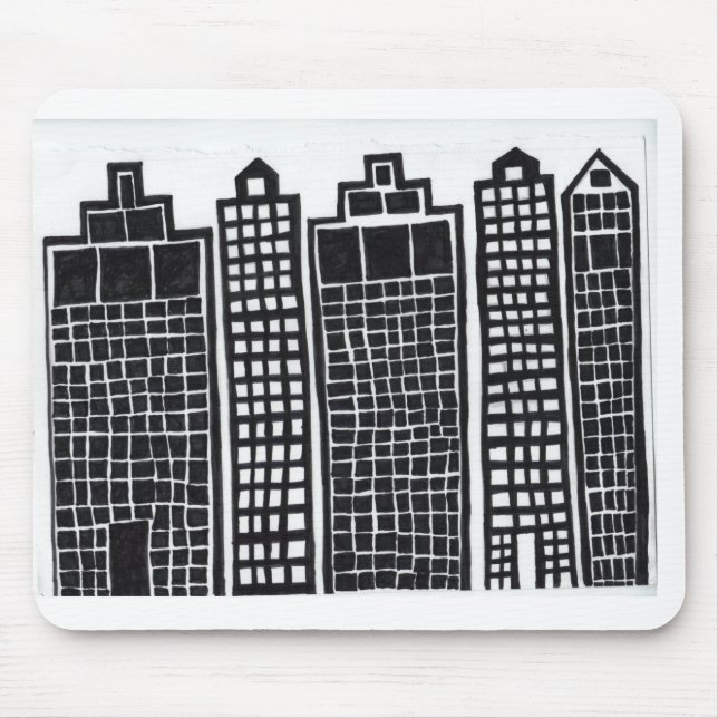 Tapis De Souris Zan dans la ville Mousepad (Devant)