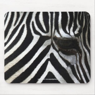 Tapis De Souris Zebra Eye African Horse Faune Mousepad
