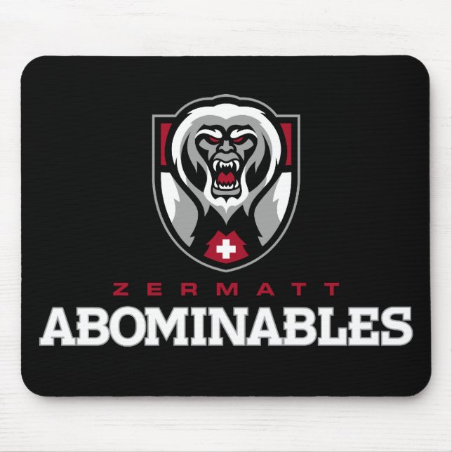 Tapis De Souris Zermatt Abominables (Devant)