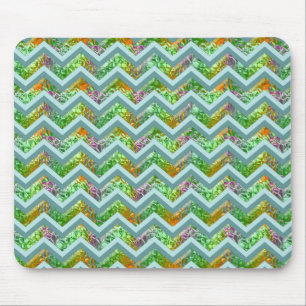 Tapis De Souris ZigZag en verre tendu