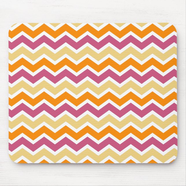 Tapis De Souris ZigZag tribale dynamique (Devant)