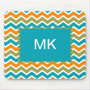 Tapis De Souris Zigzag, une tribu dynamique de Peacock