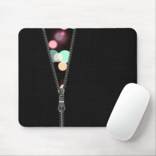 Tapis De Souris Zipper avec Bokeh Lights