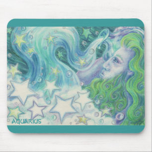 Tapis De Souris Zodiac Aquarius mousepad