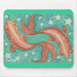 Tapis De Souris Zodiac Pisces mousepad