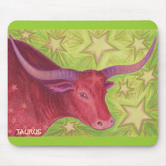 Tapis De Souris Zodiac Taurus mousepad (Devant)