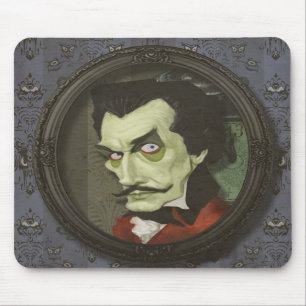Tapis De Souris Zombi hanté Vincent Price Mousepad satirique