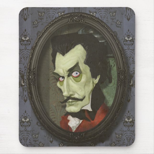 Tapis De Souris Zombi hanté Vincent Price Mousepad satirique (Devant)