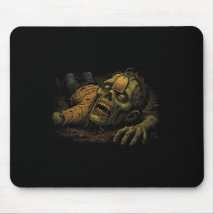 Tapis De Souris Zombie Npc Teag - Drôle de thé G Gamer Mème Hallow