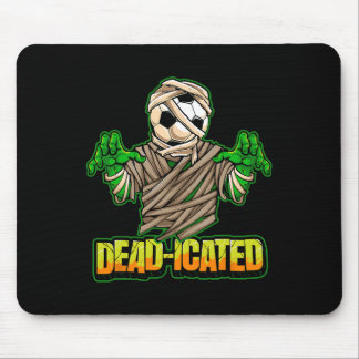 Tapis De Souris Zombie Soccer Player Scary Soccer Halloween 