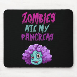 Tapis De Souris Zombies Ate My Pancreas T1d Type 1 Diabetes Girls 