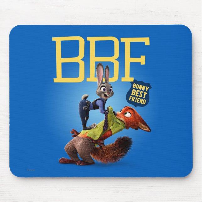 Tapis De Souris Zootopia | Bunny Best Friend (Devant)