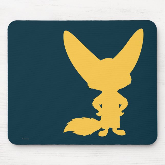 Tapis De Souris Zootopia | Finnick Silhouette (Devant)