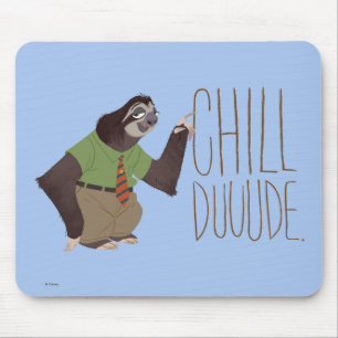 Tapis De Souris Zootopia Flash - Chill Duuuude