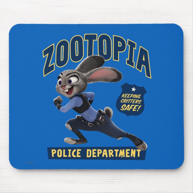 Tapis De Souris Zootopia | Judy Hopps - Garder les critères en séc (Devant)