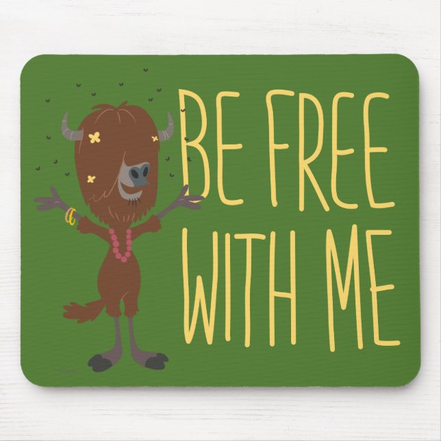 Tapis De Souris Zootopia | Yax - Soyez libre avec moi (Devant)