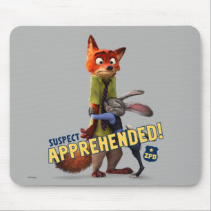 Tapis De Souris Zootopie  Judy & Nick - Suspect appréhendé !