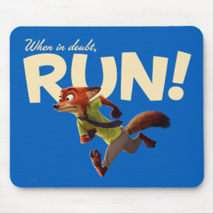 Tapis De Souris Zootopie  Nick Wilde - En doute, COULE !