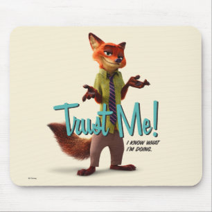 Tapis De Souris Zootopie Nick Wilde - Faites-moi confiance !