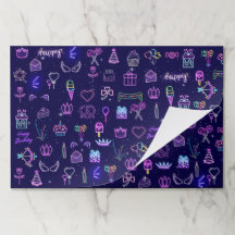 Tapis de table en papier pour l'anniversaire d'une