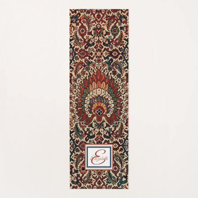 Tapis de tapis persan turc antique (Devant)