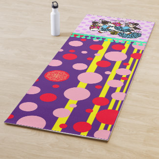 TAPIS DE YOGA ルナ様用　ストライプ（ピンク）