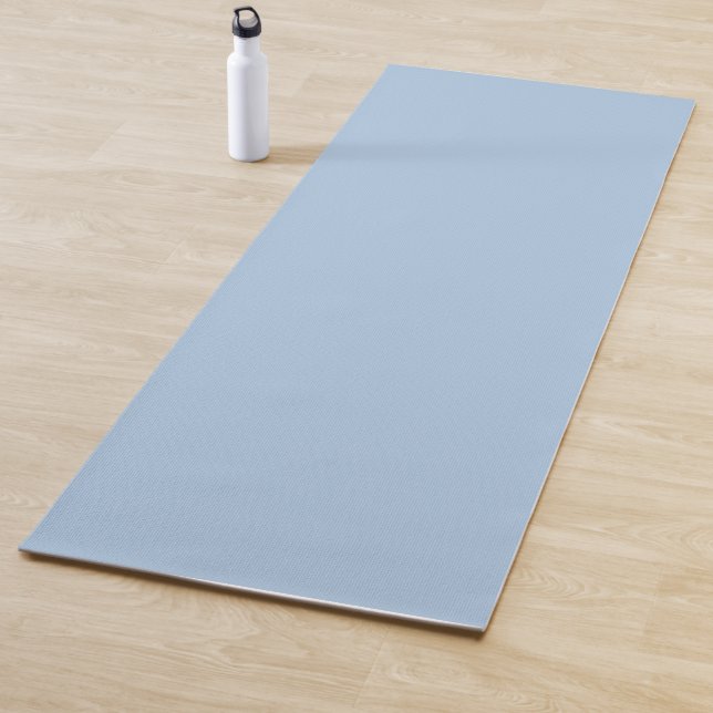 Tapis De Yoga #027 Collection de couleurs bleu clair gris (En situation)