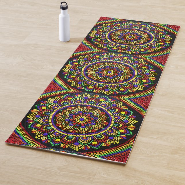 Tapis De Yoga 058 - Mandala Yoga Mat (En situation)