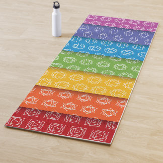 Tapis De Yoga 7 Chakras Motif Yoga Mat