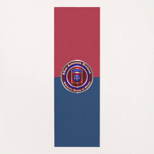 Tapis De Yoga 82e division aéroportée "Tous les Américains" (Devant)