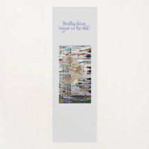 Tapis de yoga abstrait