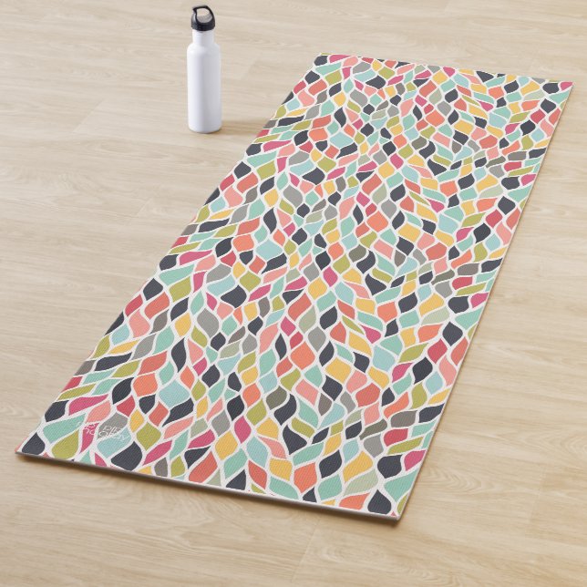 Tapis De Yoga Abstrait Couleur tendance Yoga Exercice Plancher M (En situation)