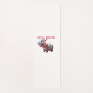Tapis De Yoga Adorable MOO DENG Baby Hippo Girls Kindergarten Vi