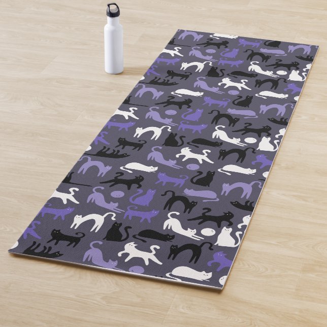 Tapis De Yoga Adorable Yoga mignon Pots de chat (En situation)
