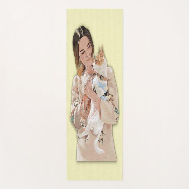 Tapis De Yoga Ajouter une photo personnalisée (Devant)