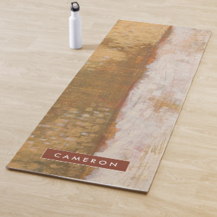 Tapis De Yoga Ajoutez votre copie ambre nommée d'abrégé sur