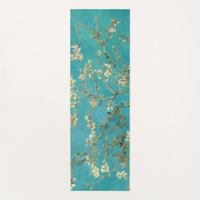 Tapis De Yoga Almond Blossom, 1890 par Vincent van Gogh (Devant)