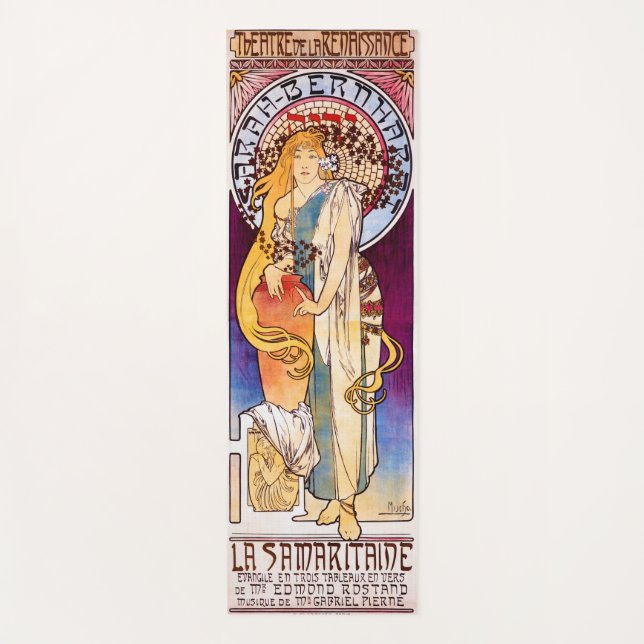 Tapis De Yoga Alphonse Mucha (Devant)