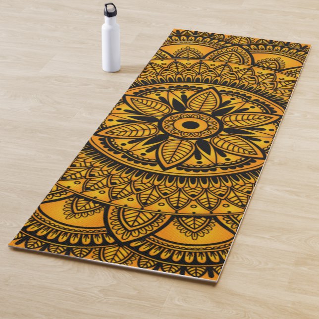 Tapis De Yoga Amber Mandala 2 (En situation)