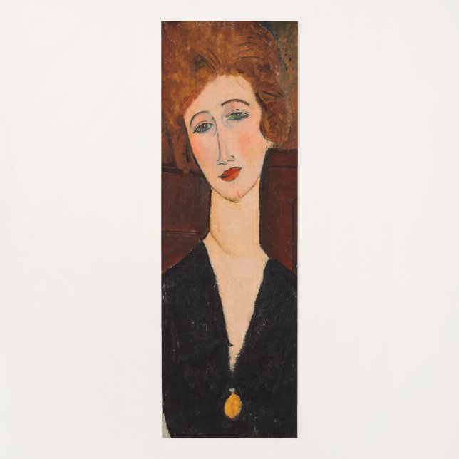 Tapis De Yoga Amedeo Modigliani - Portrait d'une femme (Devant)