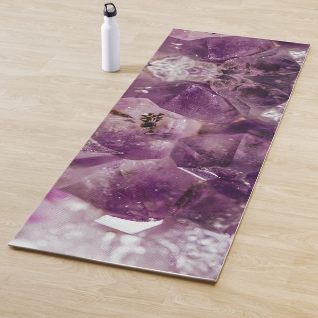 Tapis De Yoga Améthyste cristaux Yoga Énergie Yoga Mat (En situation)