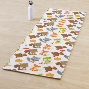 Tapis De Yoga Animaux de forêt, Animaux de forêt, Animaux d'auto