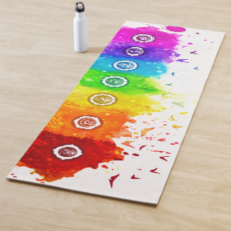 Tapis De Yoga Aquarelle Chakras Yoga Mat - 10