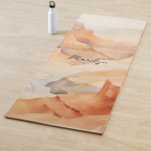 Aquarelle Desert Canyon