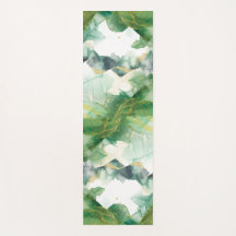Aquarelle Ressort vert Yoga Mat