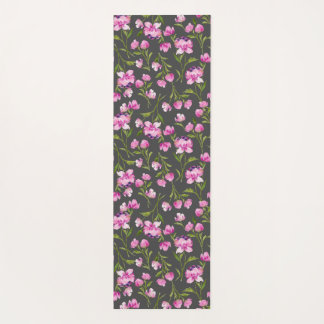 Tapis De Yoga Aquarelle réversible Flores Yoga Mat
