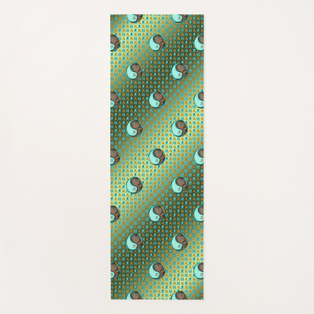 Tapis De Yoga Aquarius & Earth Dragon (Devant)