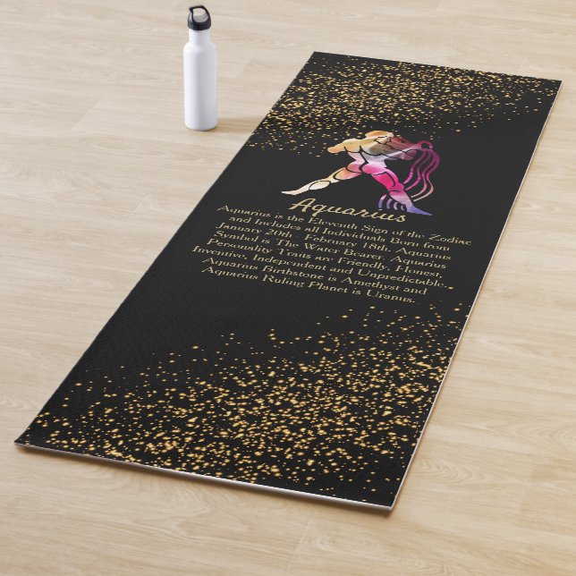 Tapis De Yoga Aquarius le porteur d'eau (En situation)