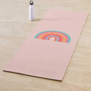 Tapis De Yoga Arc-en-ciel coloré Abstrait
