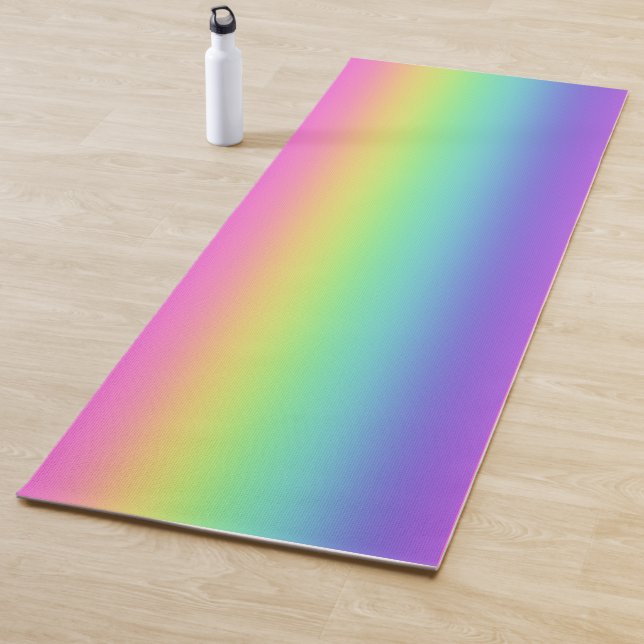 Tapis De Yoga Arc en ciel Gradient Yoga Mat (En situation)
